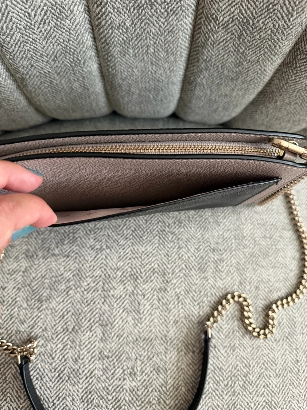 kate spade Two-Tone Black and Tan Crossbody Bag